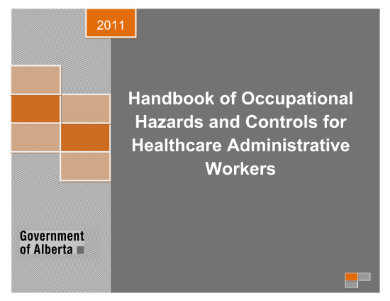 Picture of Handbook of Occupational Hazards and Controls for Healthcare Administrative Workers