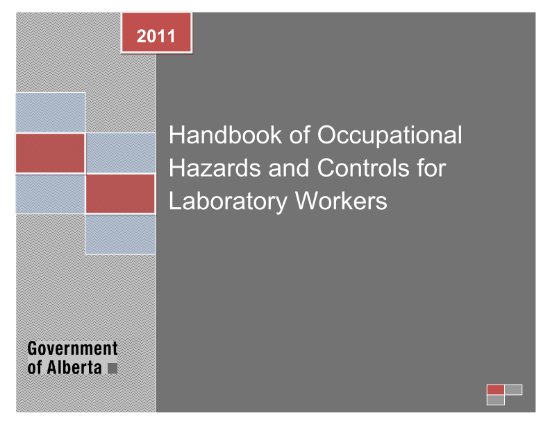 Picture of Handbook of Occupational Hazards and Controls for Laboratory Workers