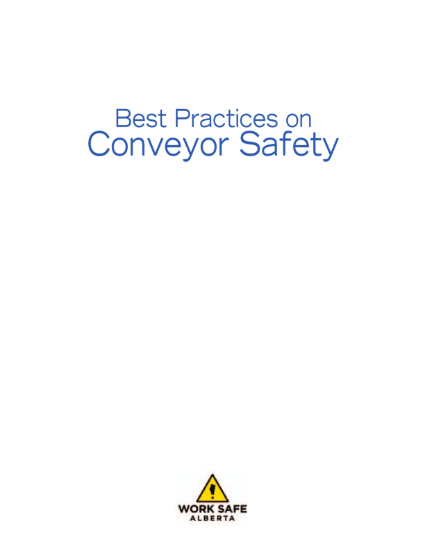 Picture of Best Practices on Conveyor Safety