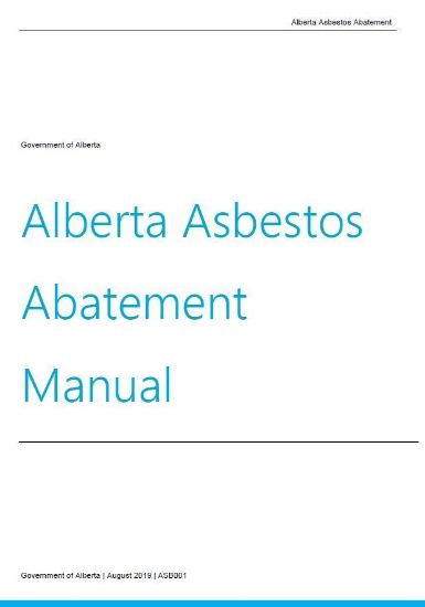 Picture of Alberta Asbestos Abatement Manual