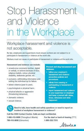 Picture of Stop Harassment and Violence in the Workplace