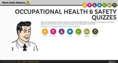 Picture of Occupational health and safety quizzes - eLearning