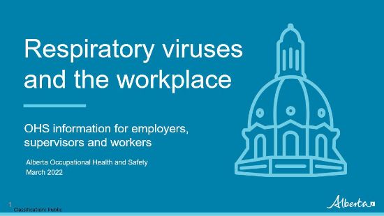 Picture of Respiratory viruses and the workplace – webinar