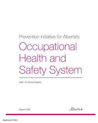 Picture of Prevention Initiative for Alberta's Occupational Health and Safety System: 2020-21 annual update