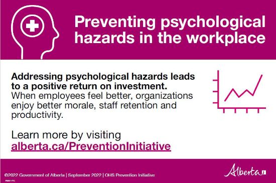 Picture of Preventing psychological hazards in the workplace