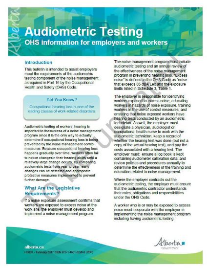 Picture of Audiometric Testing