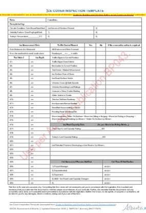 Picture of Ice cover inspection (template) 