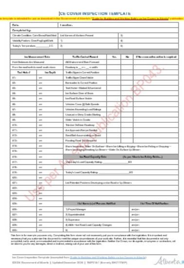 Picture of Ice cover inspection (template) 