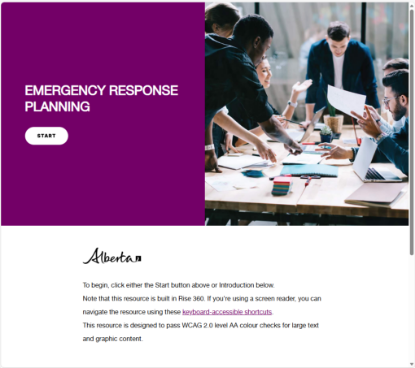 Picture of Emergency response planning - eLearning