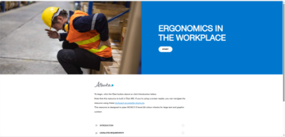 Picture of Ergonomics in the workplace - eLearning