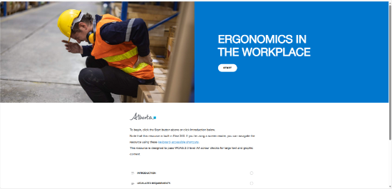 Picture of Ergonomics in the workplace - eLearning